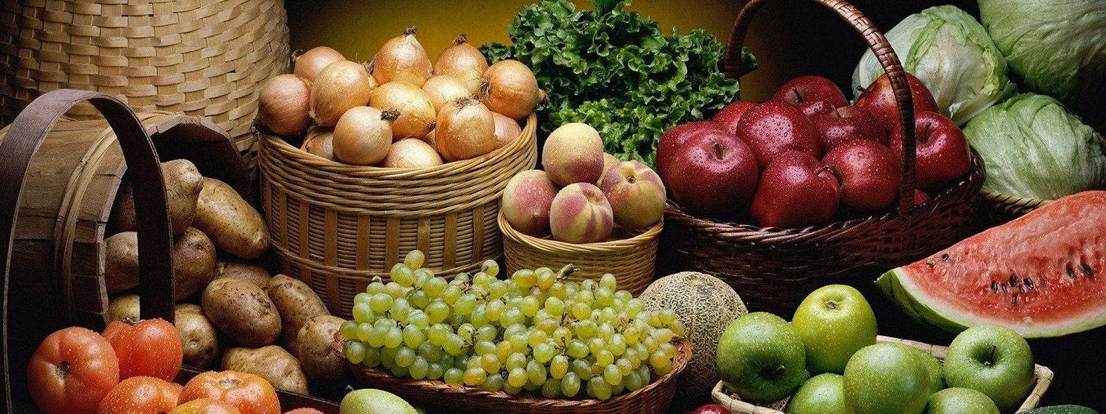 Натуральные овощи и фрукты Кубани